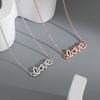 Ожерелье в подарок на праздник Циси для женщин, оригинальный дизайн, персонализированная подвеска с надписью «LOVE»