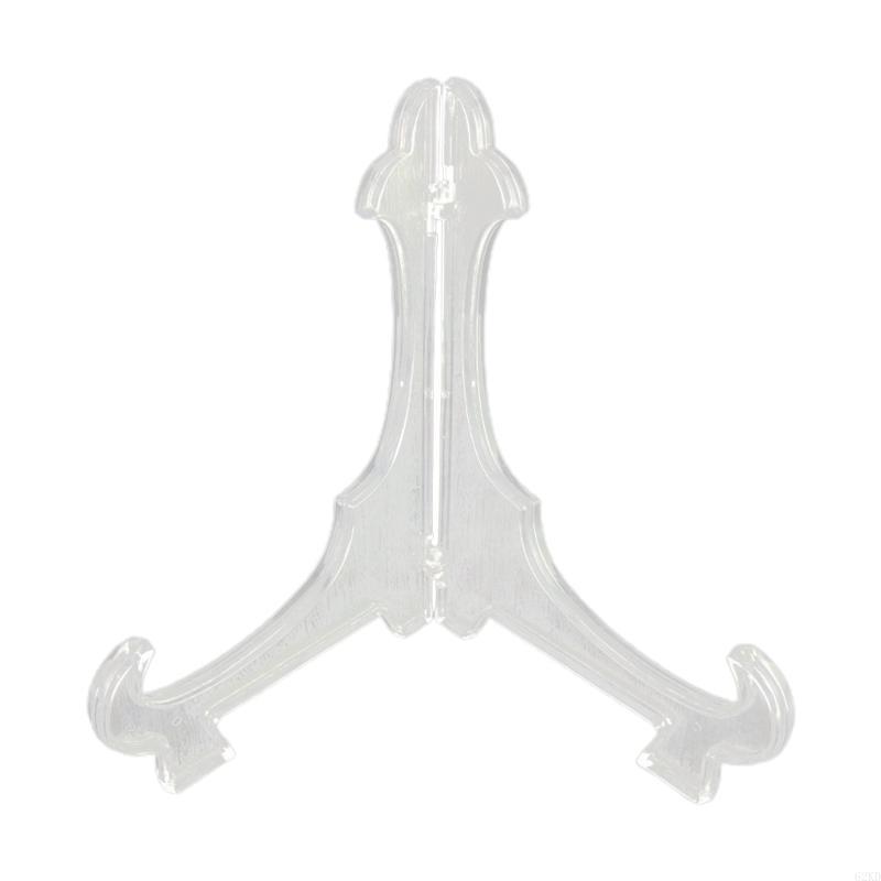 62KD 10pcs Foldable Triangle Display Stand Multifunction Plate Photo Card Book