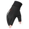 Outdoor Sports Sun Protection Anti-UV Riding Gloves Ice Silk Gloves Five-Fingers Driving Gloves
