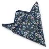 27cm Chic Floral Printed Brisk Soft Handkerchief 100% Cotton Women&Men Hankie Wedding Pocket Square Adult Gift Accessory Quality