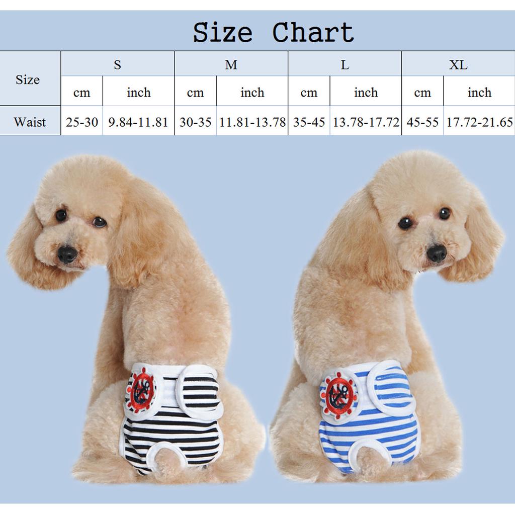 Pet Sailor физиологические штаны на липучке 3 цвета удобные дышащие модные принадлежности для собак