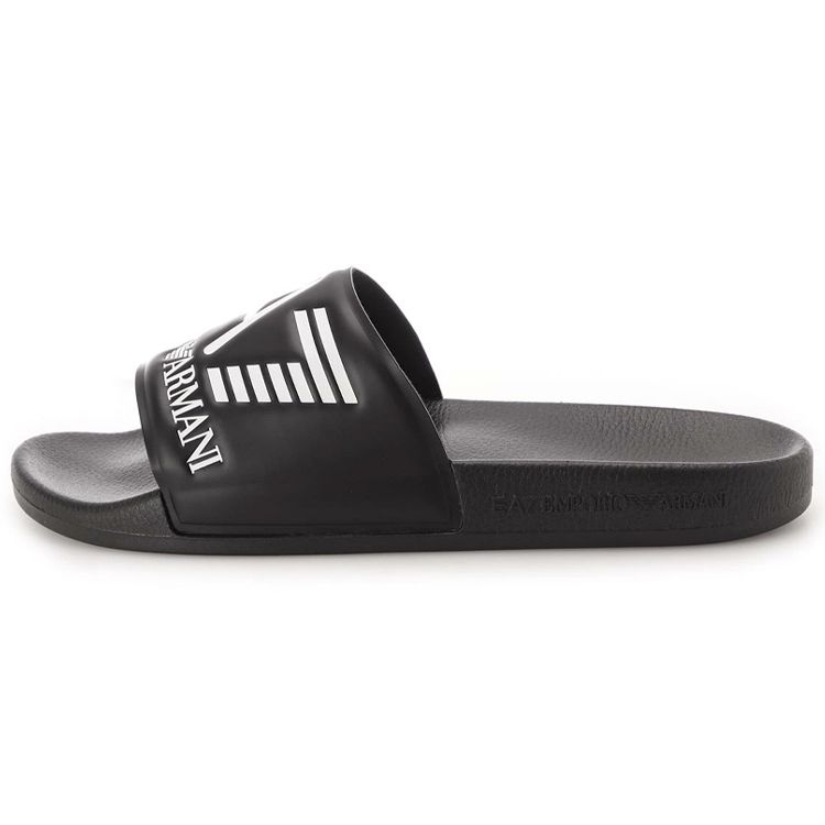 Emporio Armani Шлепанцы с принтом логотипа EA7 Унисекс Обувь Черный XCP001XCC2200002