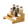 Expandable Kitchen Cabinet Organizer Bamboo Seasoning Organizer Spice Rack Organizer  Kitchen
