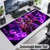 KPop Demon Hunters Personalized Large Mouse Pad Custom Name Text Extended Desk Mat Gaming Mousepad