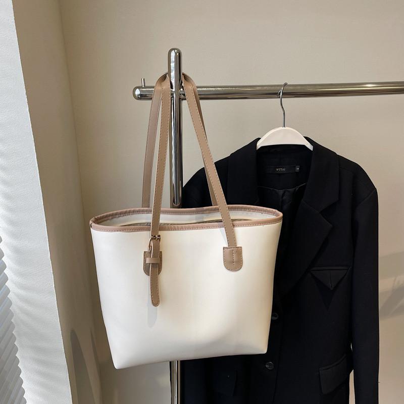 Stylish Pu Tote Bag For Women With Large Capacity Ideal For College Students And Commuters