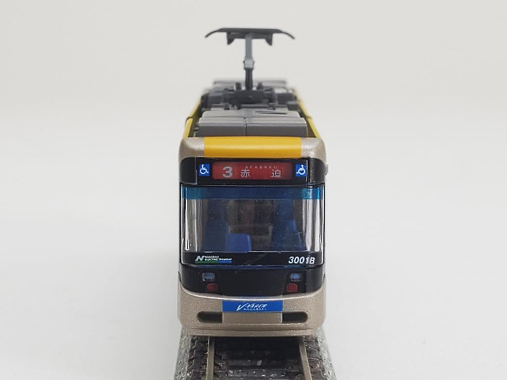 Железнодорожная коллекция Железная коллекция Электрический трамвай Нагасаки Тип 3000 Вагон 3001 Faren Нагасаки Упаковочный поезд Диорама Принадлежности 322115 Нет. В.