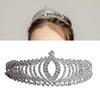Baroque Branch Bridal Crown Rhinestone Tiara Dragonfly Wedding Hair Accessory