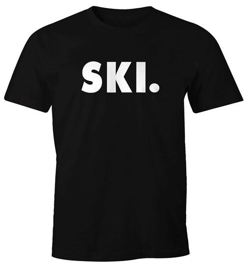 Men's T-Shirt Ski Winter Slope Snow Sports Skier Fun Shirt Moonworks®-