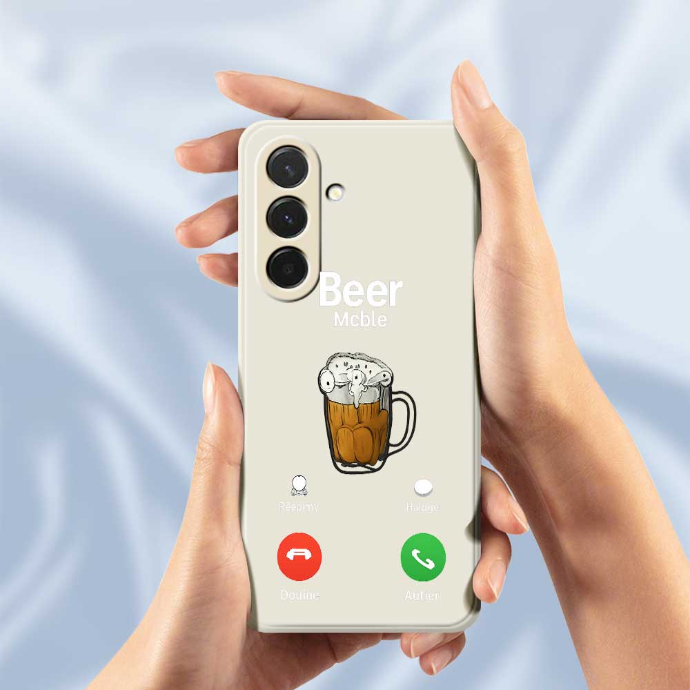 Чехол для Samsung Galaxy A36 5G с принтом пивного узора, TPU задняя крышка для телефона с прямыми краями