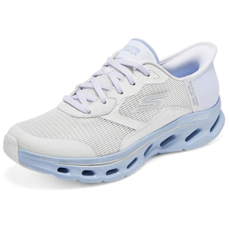 Skechers Go Walk Удобные Универсальные Прочные Низкие Повседневные Кроссовки Женские Белый 125115-WLV