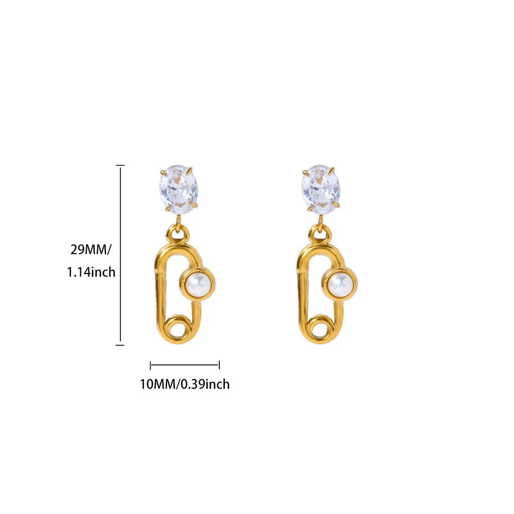 Early Autumn New Retro Stainless Steel Flower Earrings Wind High-end Light Luxury Medieval Earrings