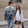 TonLion 2025 Fall/Winter Unisex Gradient Round Neck Knit Sweater