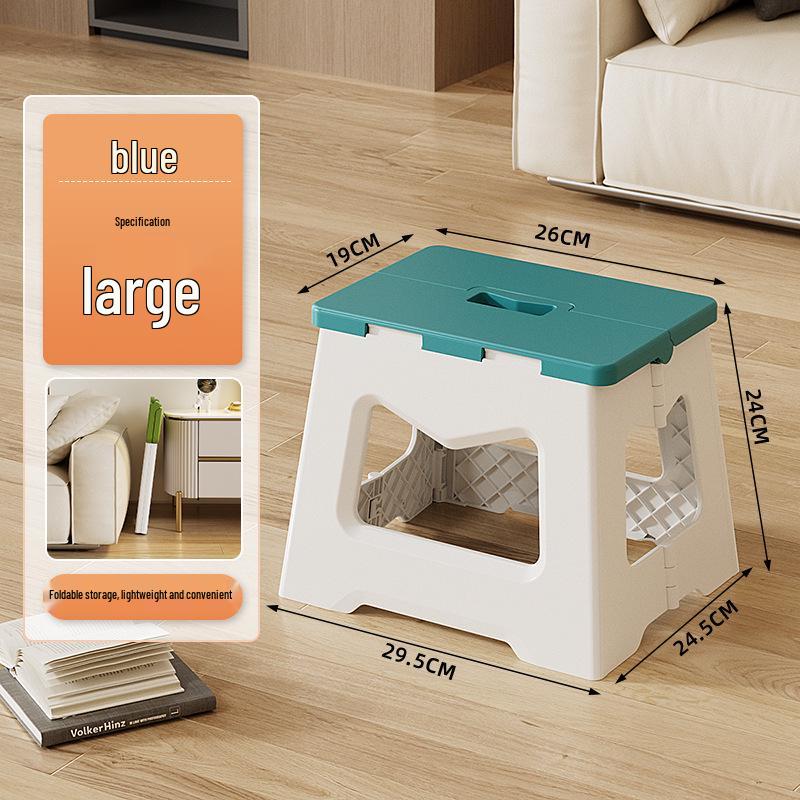 Компактный детский складной табурет для обуви и использования на открытом воздухе