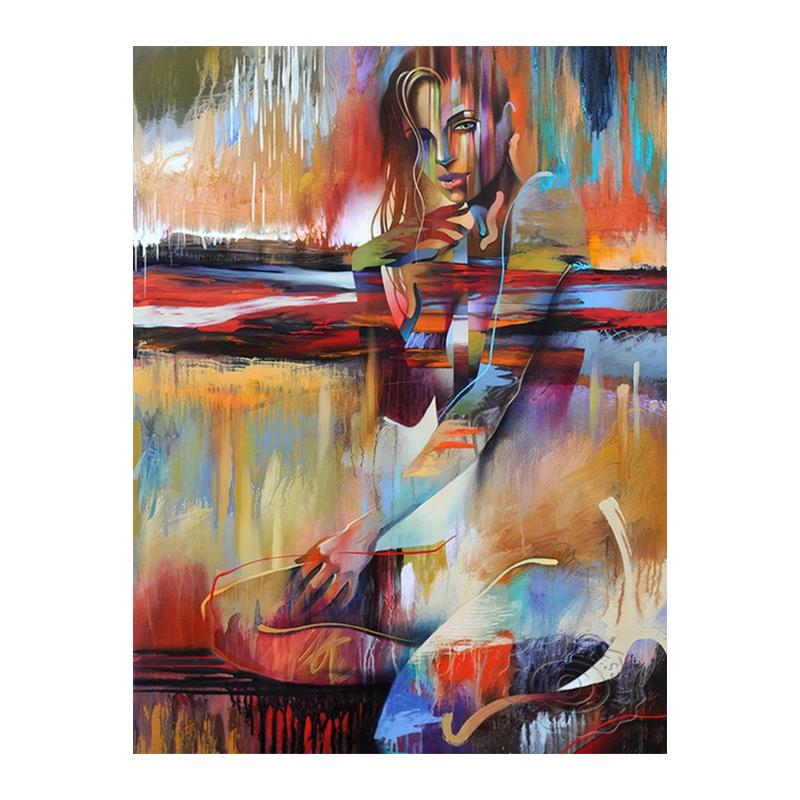 Минималистичный абстрактный сексуальный обнаженный рисунок, женский холст, живопись, постеры, настенные картины, принты для дома, Декор в гостиную