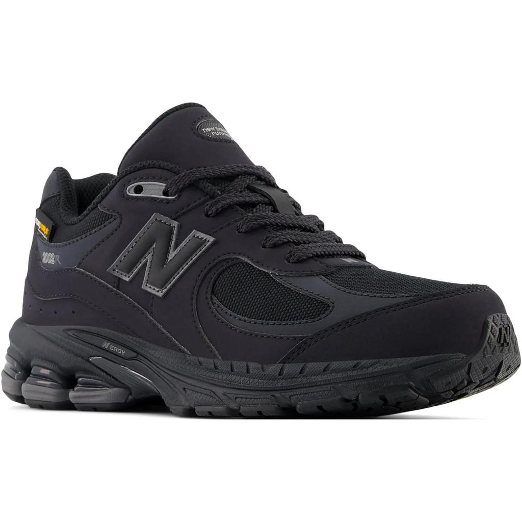 New Balance NB 2002 ПУ Полиуретан Устойчивые к истиранию Низкие Детские Lifestyle Кроссовки Черный Подростки GC2002PJ