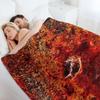 Urban Rust Throw Blanket Bed covers Giant Sofa Moving Plaid Blankets