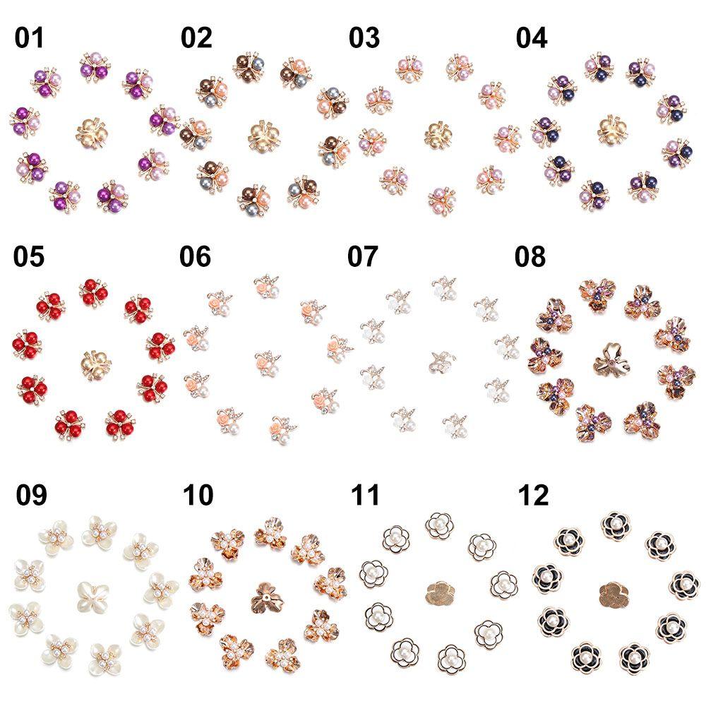 Clothing Garment Decorative Sparkling Crystal Scrapbooking Pearl Rhinestone Sewing Button