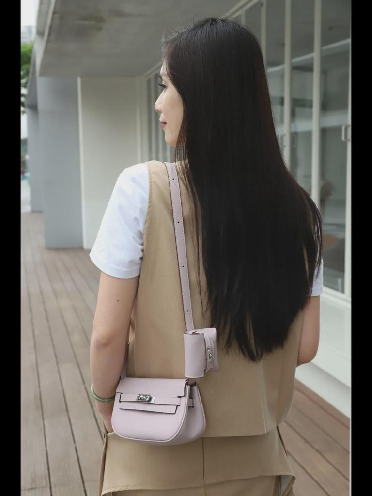 Женская сумка-мессенджер Twin Dumpling из натуральной кожи высшего качества: Модная сумка-седло, универсальная сумка через плечо, нагрудная и поясная сумка