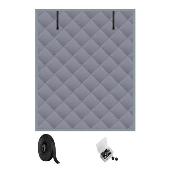 Insulated Window Covers 3-Layer Design High-Density Oxford Cloth Roll-Up Straps Winter Thermal