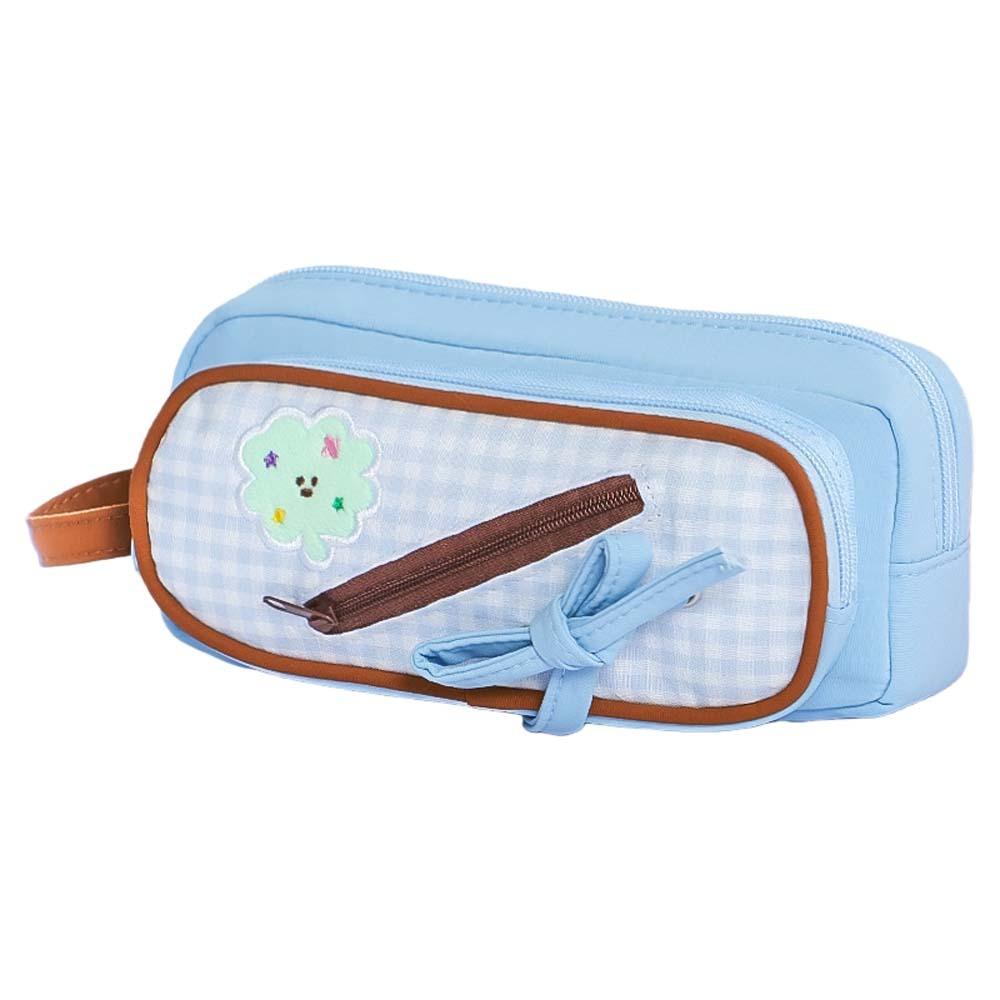 Handheld Korean Fruit Pencil Case Fruit Cherry Cake Print Pencil Pouch Office