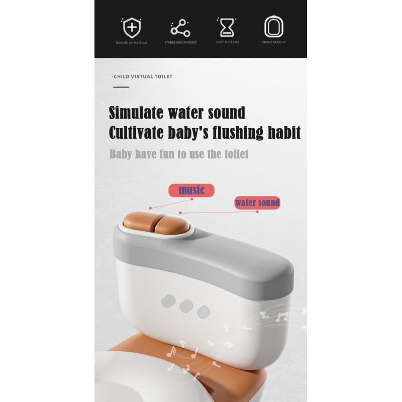 Детский музыкальный туалет, детский музыкальный туалет, имитирующий музыку.