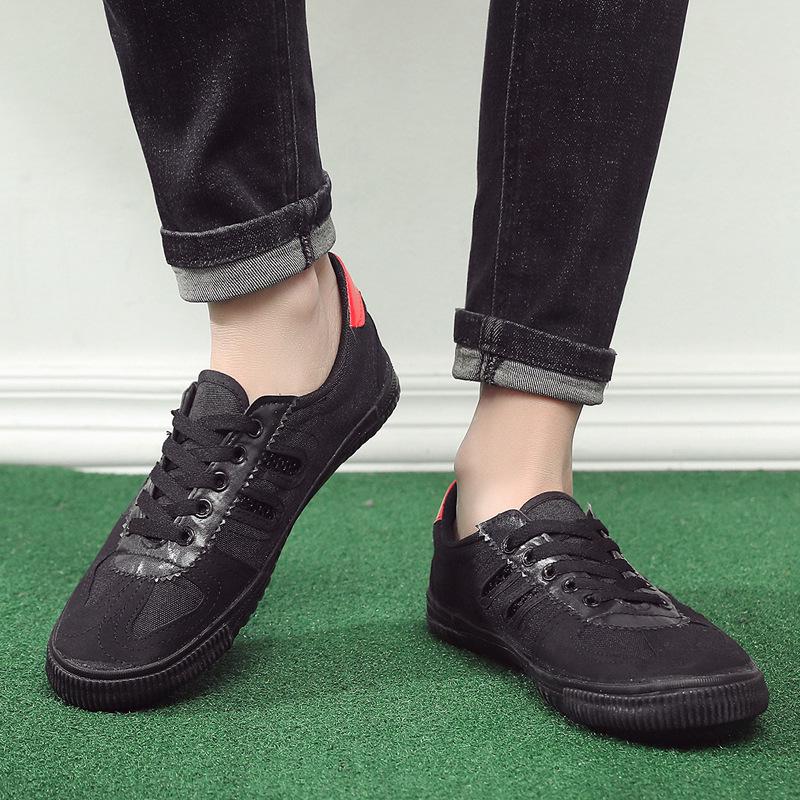 Дышащие парусиновые волейбольные и тренировочные туфли для боевых искусств с мягкой подошвой