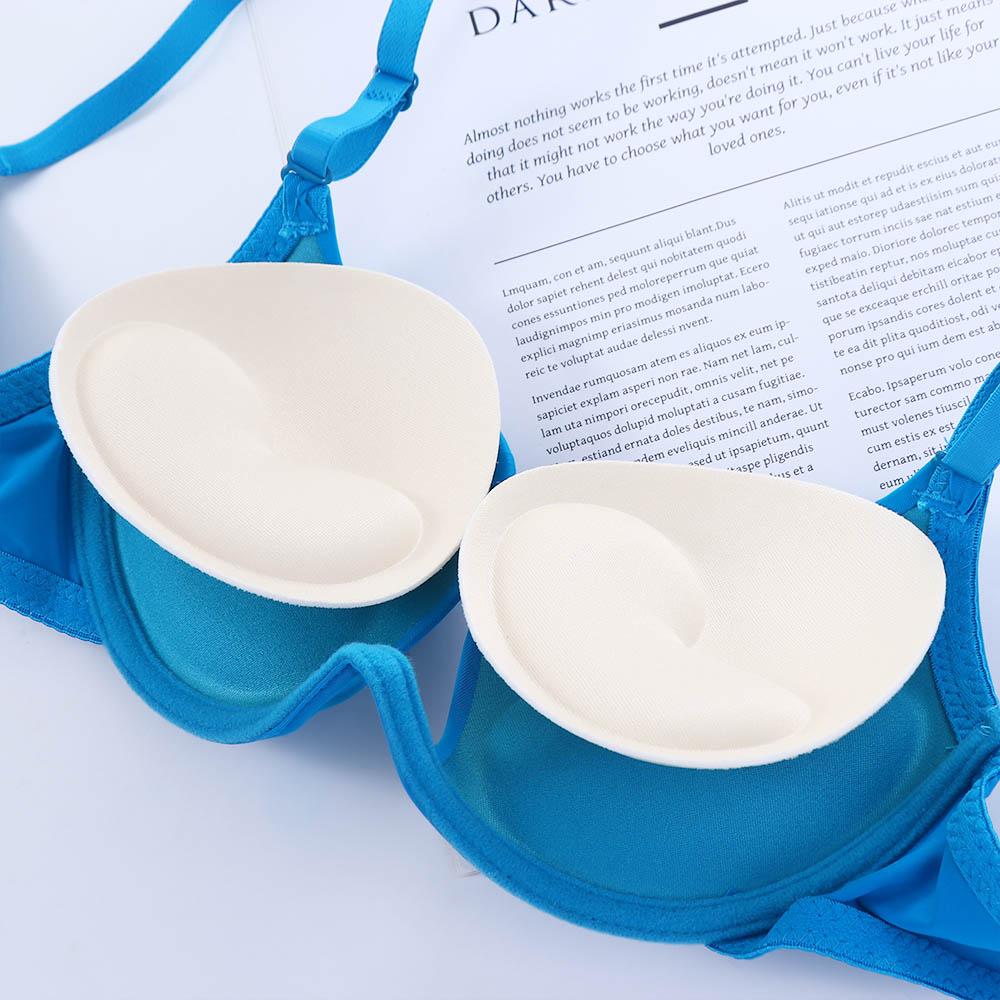 Вставки Чашки Сердце Поролоновая Подкладка Усилитель Грудь Бюстгальтер Более Толстые Нагрудные Подушечки Женские Нагрудные Чашки Вставки Грудь