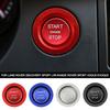 Car Ignition Engine Start Stop Switch Button Ring Trim Sticker For Land Rover Discovery Sport LR5 Range Rover Sport Vogue Evoque