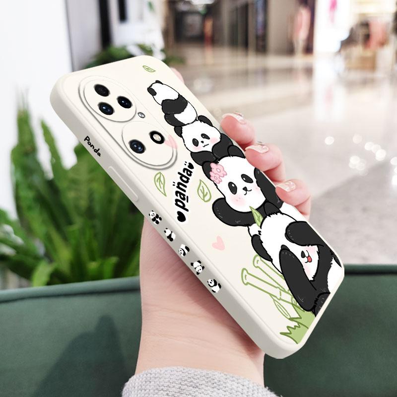 Panda House Phone Case For Huawei P50 P40 P30 P20 Nova 10 10SE 9 9SE Mate 50 50E 40 30 20 Pro Lite P Smart 2021 Y7A Cover