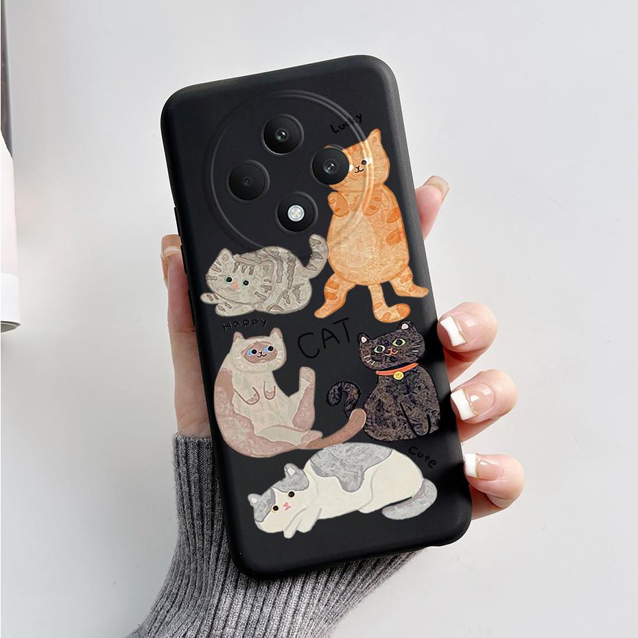 Чехол для OPPO Reno 12 FS 5G Медведь Лягушка Силиконовый Мягкий Чехол для Телефона для Oppo Reno 12 F Чехлы Reno12 FS Reno12FS 12 F 12F 12FS 4G 5G