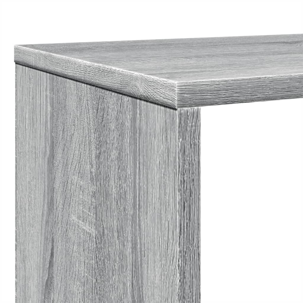 Bookshelf Gray Sonoma 102 x 29 x 143 cm Particleboard