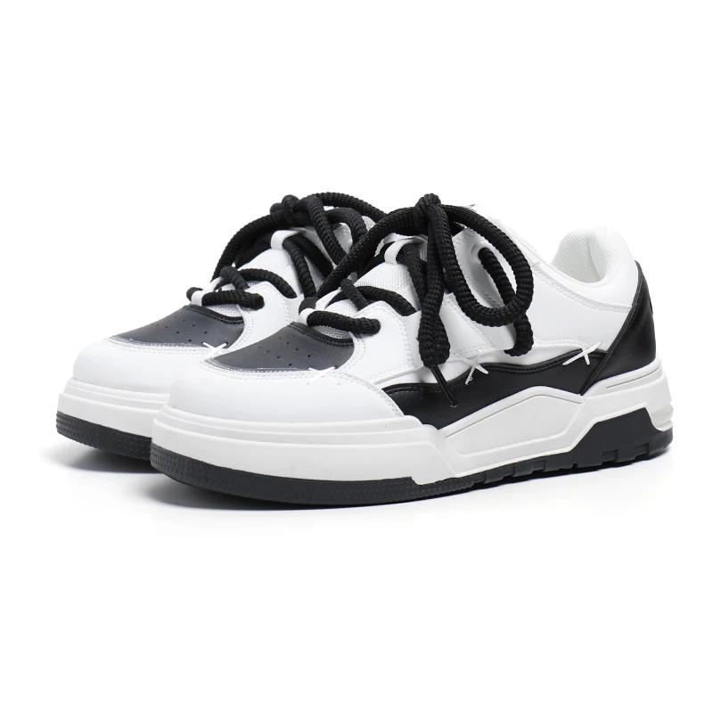 2024 Новая модная спортивная обувь Мужская персонализированная вулканизированная обувь Мужская повседневная модная удобная универсальная спортивная обувь для мужчин