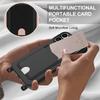 For iPhone 17 Pro Max Case Liquid Silicone Card Holder Phone Back Cover with Wrist Strap