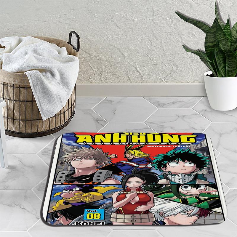 Amime My Hero Academy напольные коврики Деку Мидория Изуку Бакуго ковер мультфильм спальня гостиная мягкий нескользящий коврик