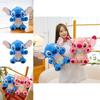 Stitch And Angel Hawaiian Style Plush Doll Pillow Children Toy For Kids Birthday Gift