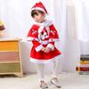 Long Sleeve Santa Claus Cosplay Costume Hat Kids Cosplay Clothes Children's Christmas Clothes  Club
