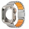 Титановый ремешок + Металлический корпус для Apple Watch Band Ultra 3/2 49 мм 46 мм 45 мм 44 мм Сплав Корпус-Чехол для Iwatch Серии 11 10 9 8 7 SE3
