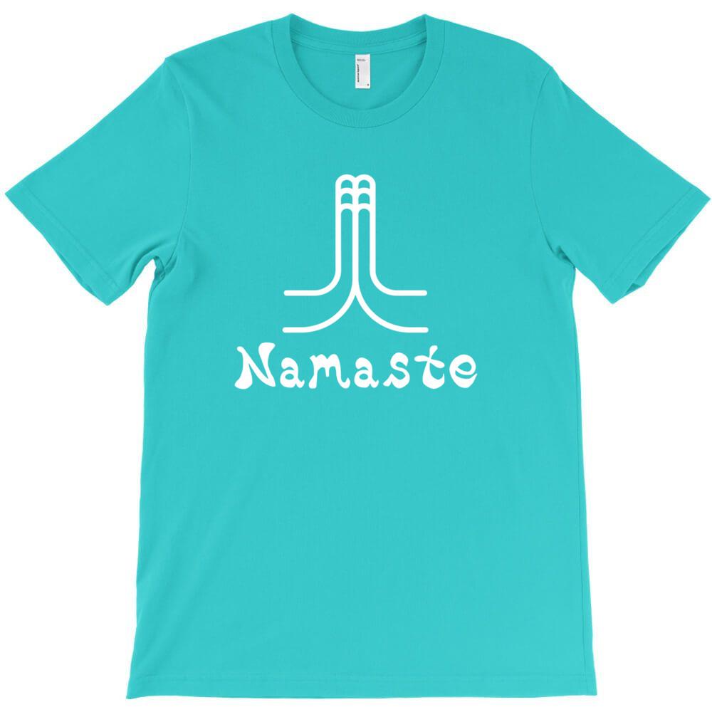 Namaste T Shirt Print For Man Short Sleeved Tees Pre Cotton Tops Short Sleeve Tees The