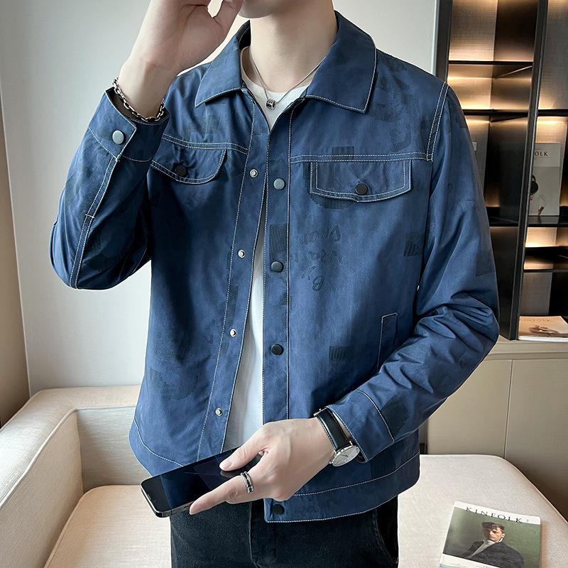 Business Lapel Jacket Men's Spring New Casual Versatile Work Jacket