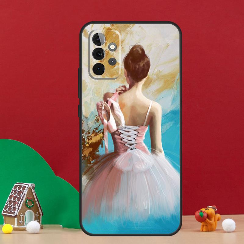 Ballerina Ballet Dance Girl Case For Samsung Galaxy A17 A06 A16 A56 A36 A54 A34 A14 A52 A32 A13 A23 A33 A53 A15 A35 A55