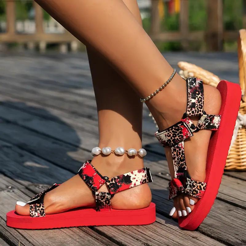 Summer Flat Women's Shoes Hemp Rope Set Foot Beach Sandals Outdoor All-match Casual Slippers Large Size Women Sandals