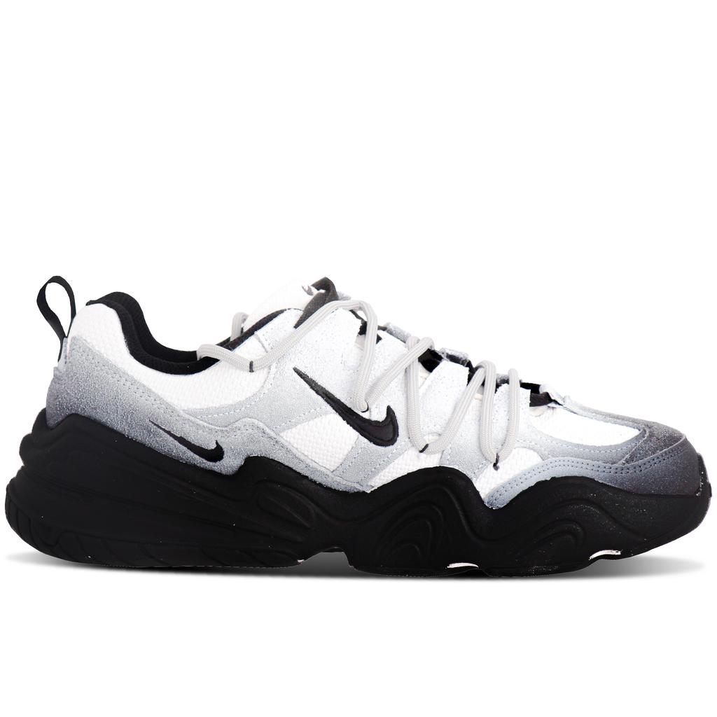 Nike Tech Hera Suede Abrasion Resistant Low top Casual Shoes Unisex Black White FJ9532-101(Team375-SBOX)