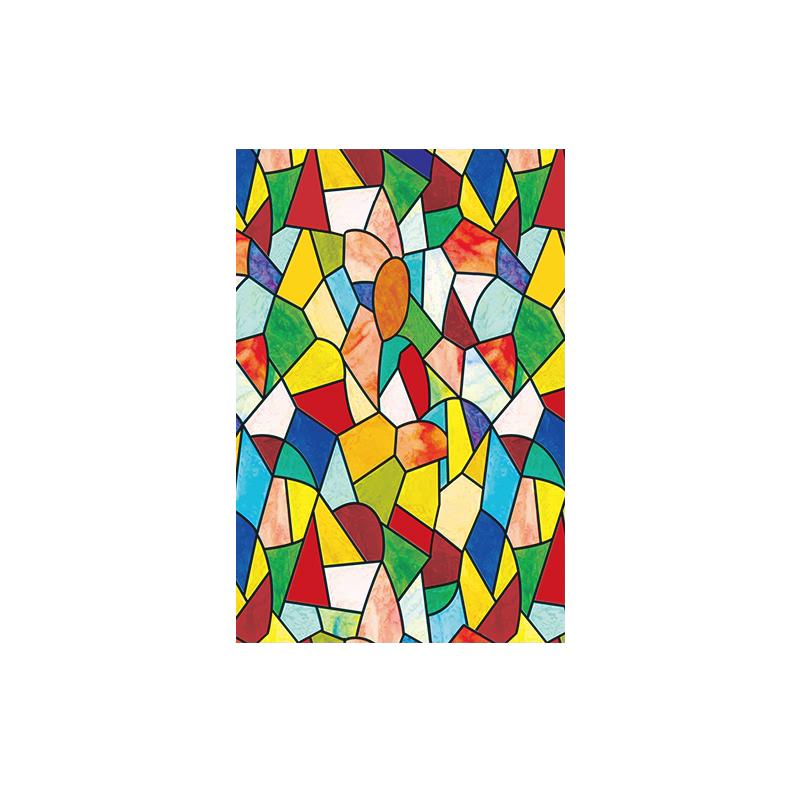 Индивидуальные цветные наклейки на стекло в европейском стиле для церкви, матовая оконная пленка, антибликовые наклейки на окна в ванной комнате, бумага