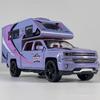 1:32 Chevrolet Blazer Chalet 1976 Кемпинг RV Литой Металлический Модель Симуляция Звука и Света Детская Игрушка Коллекция Подарки Для Мальчиков