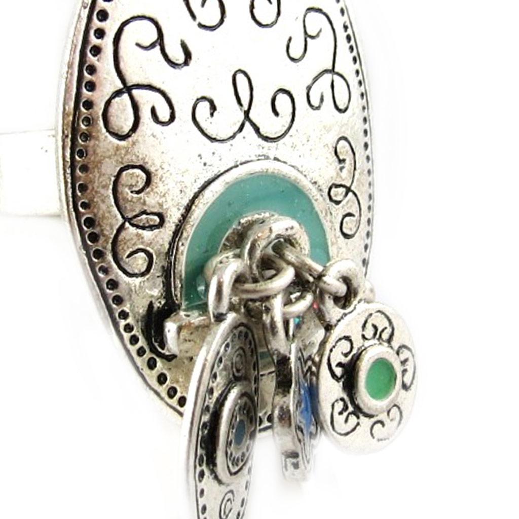 Les Trésors De Lily [E6555] - Дизайнерское кольцо «Оксана», синее, серебряное.