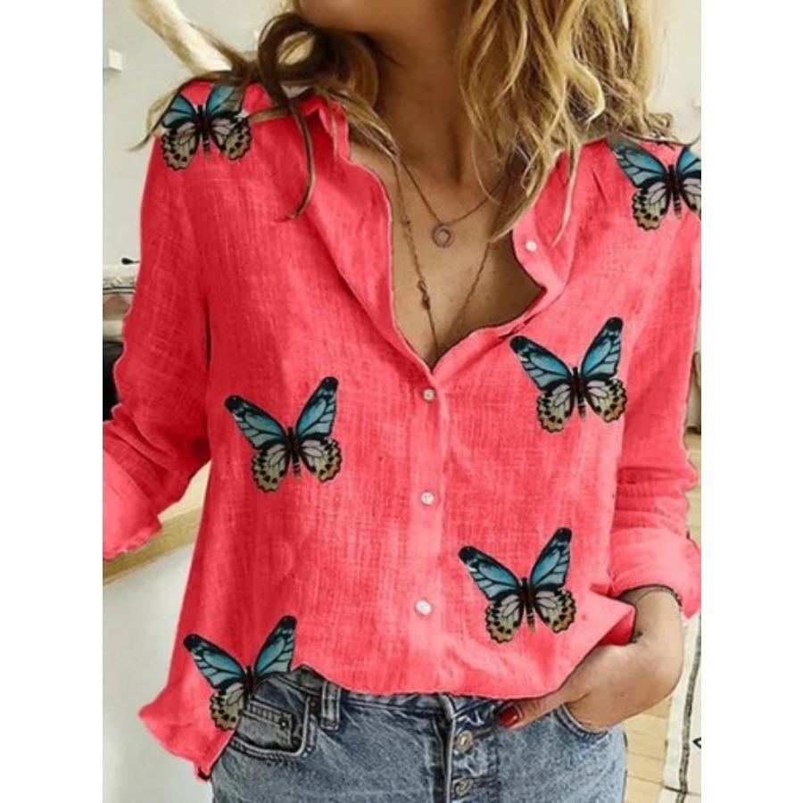 Женская блузка с длинными рукавами на весну и лето, повседневная тонкая дышащая хлопковая льняная рубашка с лацканами на пуговицах