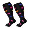 2XL-4XL Knee High Stockings Plus Size Calves Leg Stockings Colorful Compression Socks  Women