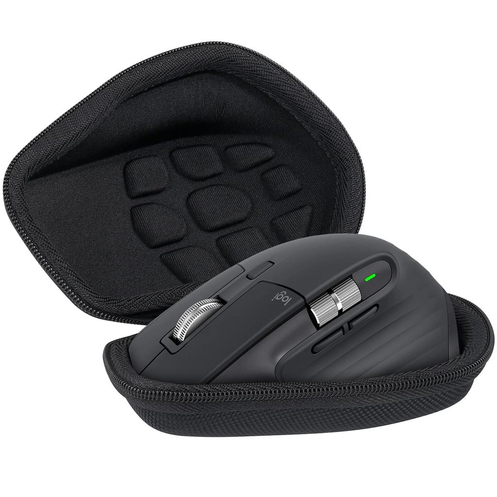 Logitech MX MASTER 4/MX MASTER3s, MX2300/MX MASTER 3, MX2200/MX MASTER 2S, MX2100CR Усовершенствованная беспроводная мышь Черный чехол для хранения (Только случай) - Энллоси