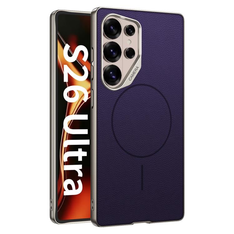 GKK Large Camera Hole Metal Paint Skin Feel Vegan Leather Magnetic Phone Case