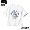 483415 Футболка с графическим принтом AIRism Cotton с круглым вырезом OFF WHITE Детская Япония